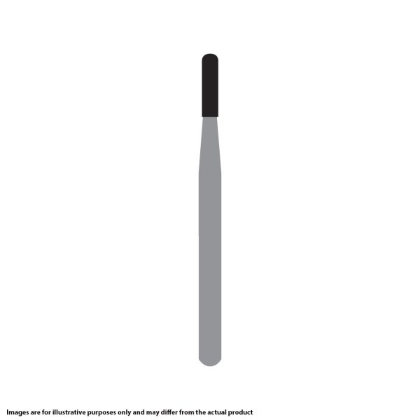 Kerr Jet Tungsten Carbide Operative Bur 1557 010 Straight Round End X-Cut Fissure HP 44.5mm (5)
