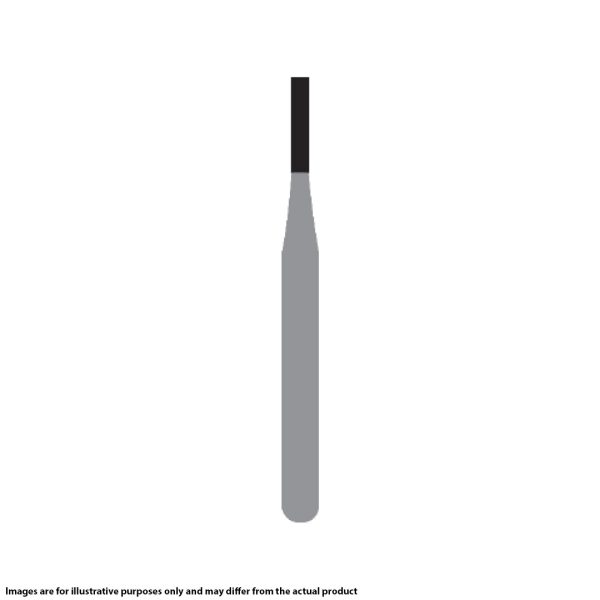 Kerr Jet Tungsten Carbide Operative Bur 556 009 Straight Flat End X-Cut Fissure HP 44.5mm (5)