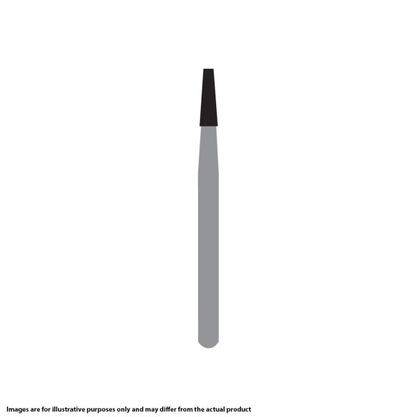 Kerr Jet Tungsten Carbide Operative Bur 701 012 Taper Flat End X-Cut Fissure HP 44.5mm (5)
