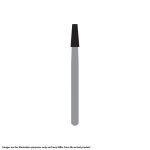 Kerr Jet Tungsten Carbide Operative Bur 702 016 Taper Flat End X-Cut Fissure HP 44.5mm (5)