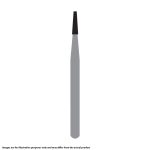 Kerr Jet Tungsten Carbide Operative Bur 169 009 Taper Flat End Fissure RA 22mm (5)