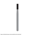 Kerr Jet Tungsten Carbide Operative Bur 558 012 Straight Flat End X-Cut Fissure RA 22mm (5)