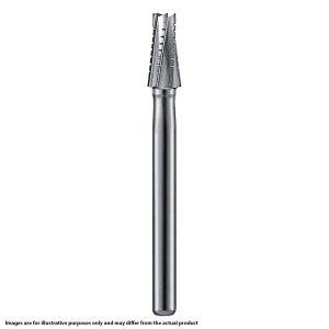Kerr Jet Tungsten Carbide Operative Bur 700 010 Taper Flat End X-Cut Fissure RA 22mm (100)