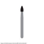Kerr Jet Tungsten Carbide Trimming & Finishing Bur 7106 018 Flame RA 22mm (5)