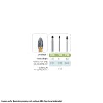 Kerr Jet Tungsten Carbide Trimming & Finishing Bur 7106 018 Flame RA 22mm (5)