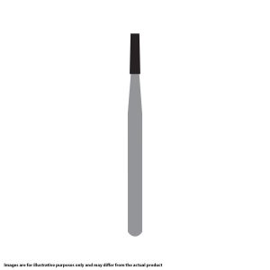 Kerr Jet Tungsten Carbide Operative Bur 57 010 Straight Flat End Fissure RA SS Short Shank 16.5mm (5)