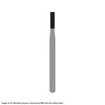 Kerr Jet Tungsten Carbide Operative Bur 557 010 Straight Flat End X-Cut Fissure RA OS Oral Surgery 26mm (5)