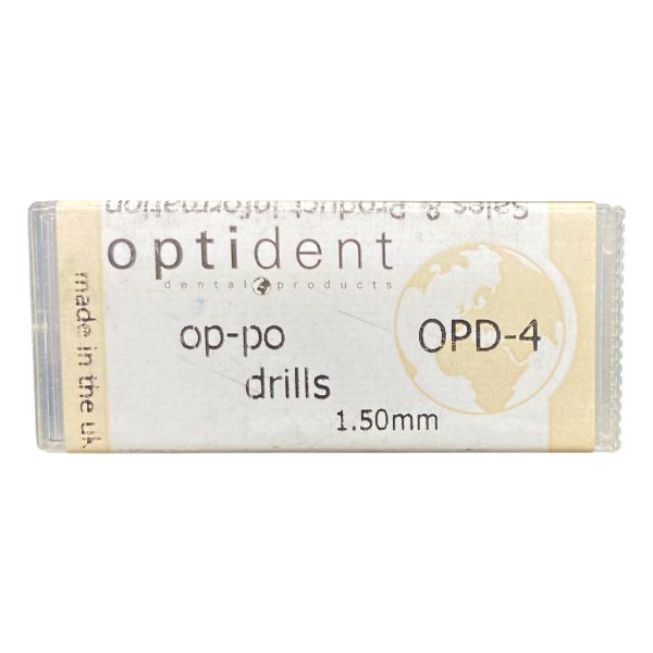 Kerr Op-Po Superior Twist Drills No. 4 1.50mm Dia. Beige (3)
