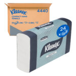 Kimberly-Clark Kleenex Compact Hand Towels White 29.5cm x 19cm 90's (24)