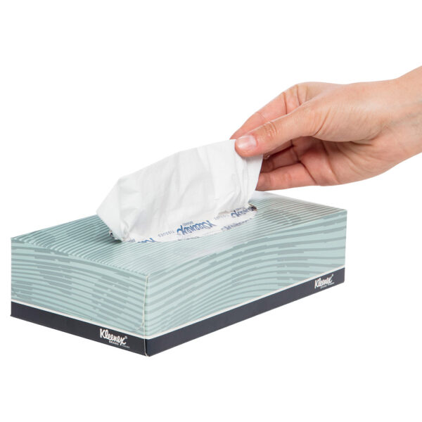 Kimberly-Clark Kleenex Facial Tissues White 2 Ply 100's (48)