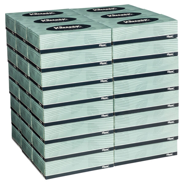 Kimberly-Clark Kleenex Facial Tissues White 2 Ply 100's (48)