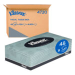 Kimberly-Clark Kleenex Facial Tissues White 2 Ply 100's (48)