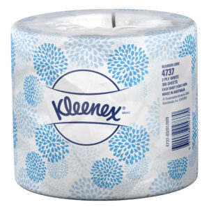 Kimberly-Clark Kleenex Executive Toilet Rolls White 2 Ply 300 Sheets Individually Wrapped (48)