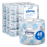 Kimberly-Clark Kleenex Executive Toilet Rolls White 2 Ply 300 Sheets Individually Wrapped (48)