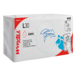 Kimberly-Clark Wypall L30 Embossed Wipers Blue 3 Ply 42cm x 24cm 75's (10)