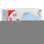 Kimberly-Clark Wypall L30 Embossed Wipers Blue 3 Ply 42cm x 24cm 75's (10)