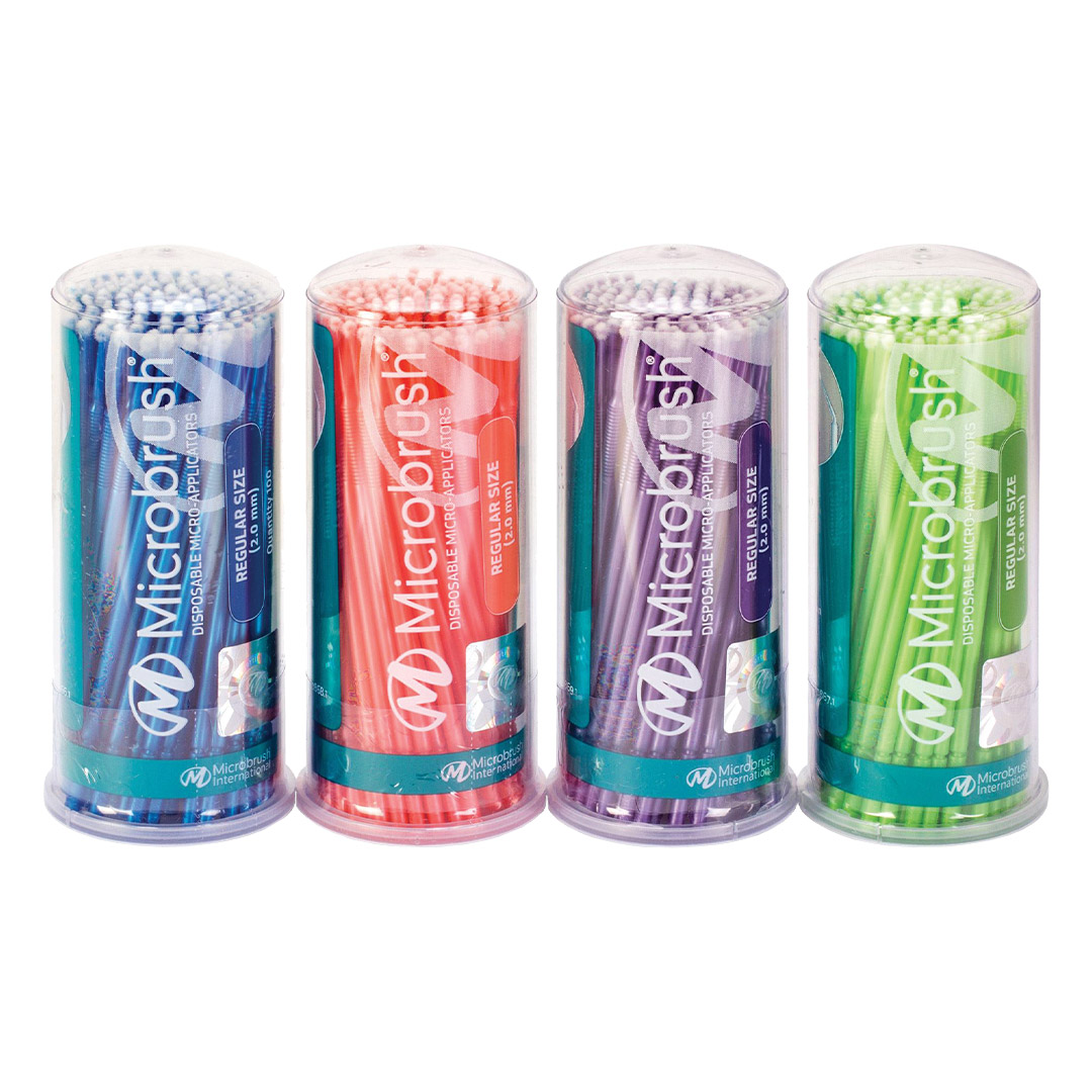 Microbrush Applicators in Tubes Regular Assorted Colours (400) Microbrush Applicators in Tubes Regular Assorted Colours (400)