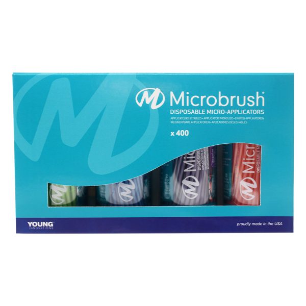 Microbrush Applicators in Tubes Regular Assorted Colours (400)