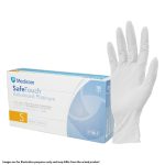 Medicom SafeTouch Advanced Platinum White Nitrile Powder Free Gloves Large 100's (10)