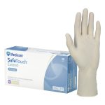 Medicom SafeTouch Extend Natural Latex Powder Free Gloves Medium 100's (10)