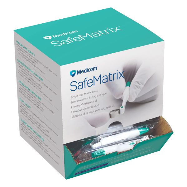 Medicom SafeMatrix Bands Straight Narrow 4.5mm Green (50)