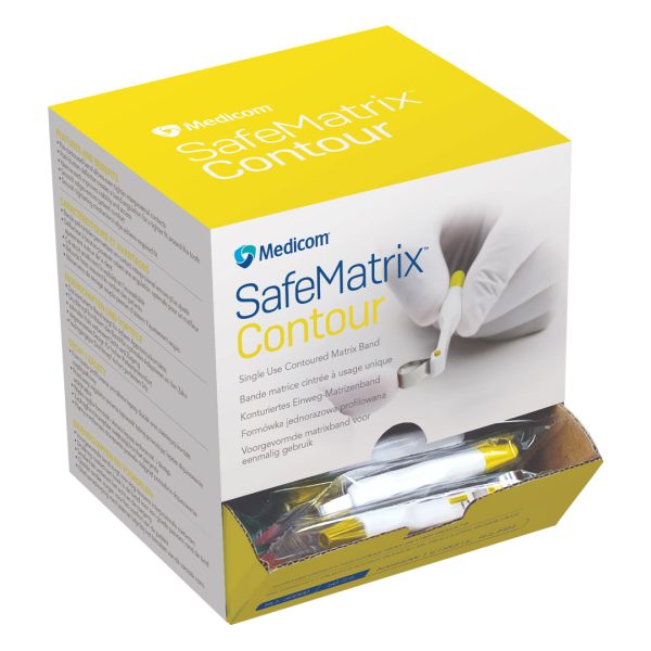 Medicom SafeMatrix Bands Contour Narrow 4.5mm Yellow (50)