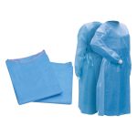 Medicom SafeWear Isolation Gowns AAMI Level 3 Regular Blue Non-Sterile (50)
