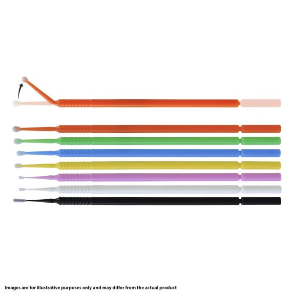 Medicom DentiCare Micro Applicators Extra Slim 0.5mm Black (400)