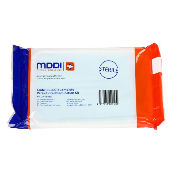 MDDI Periodontal Examination Kit Complete Sterile (25)