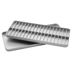 Medesy Endodontic Tray with Lid Aluminium 257mm x 116mm x 16mm (LxWxH)