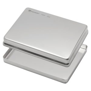 Medesy Tray Stainless Steel Solid Small 185mm x 140mm x 15mm (LxWxH)