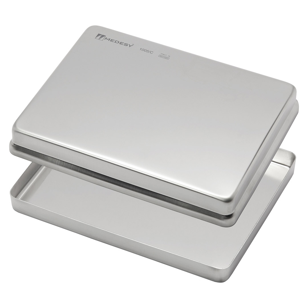 Medesy Tray Stainless Steel Solid Small 185mm x 140mm x 15mm (LxWxH) Medesy Tray Stainless Steel Solid Small 185mm x 140mm x 15mm (LxWxH)