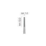 Medesy Tweezers De Bakey Straight 155mm with Knurled Handles