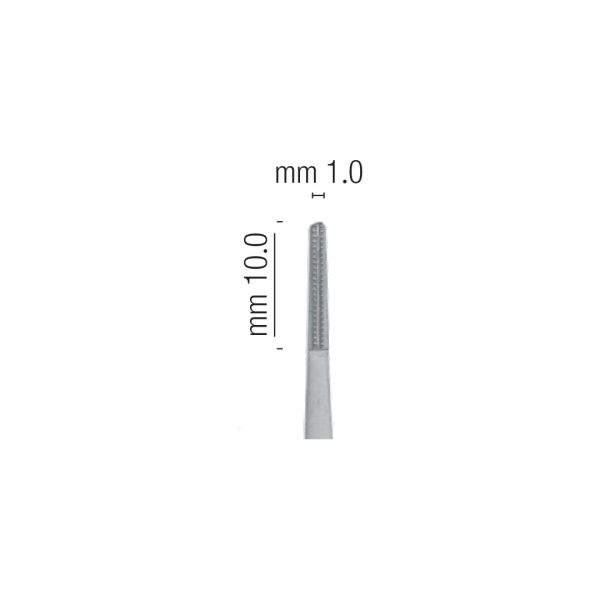 Medesy Tweezers De Bakey Straight 155mm with Knurled Handles