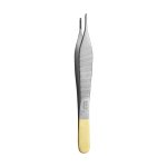 Medesy Tweezers Adson-Brown 1 x 2 Teeth 0.9mm Dia. Tungsten Carbide 120mm