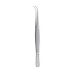 Medesy Tweezers Semken Curved 1 x 2 Teeth 0.6mm Dia. 125mm