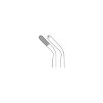 Medesy Tweezers Suture with Squared Tip 155mm