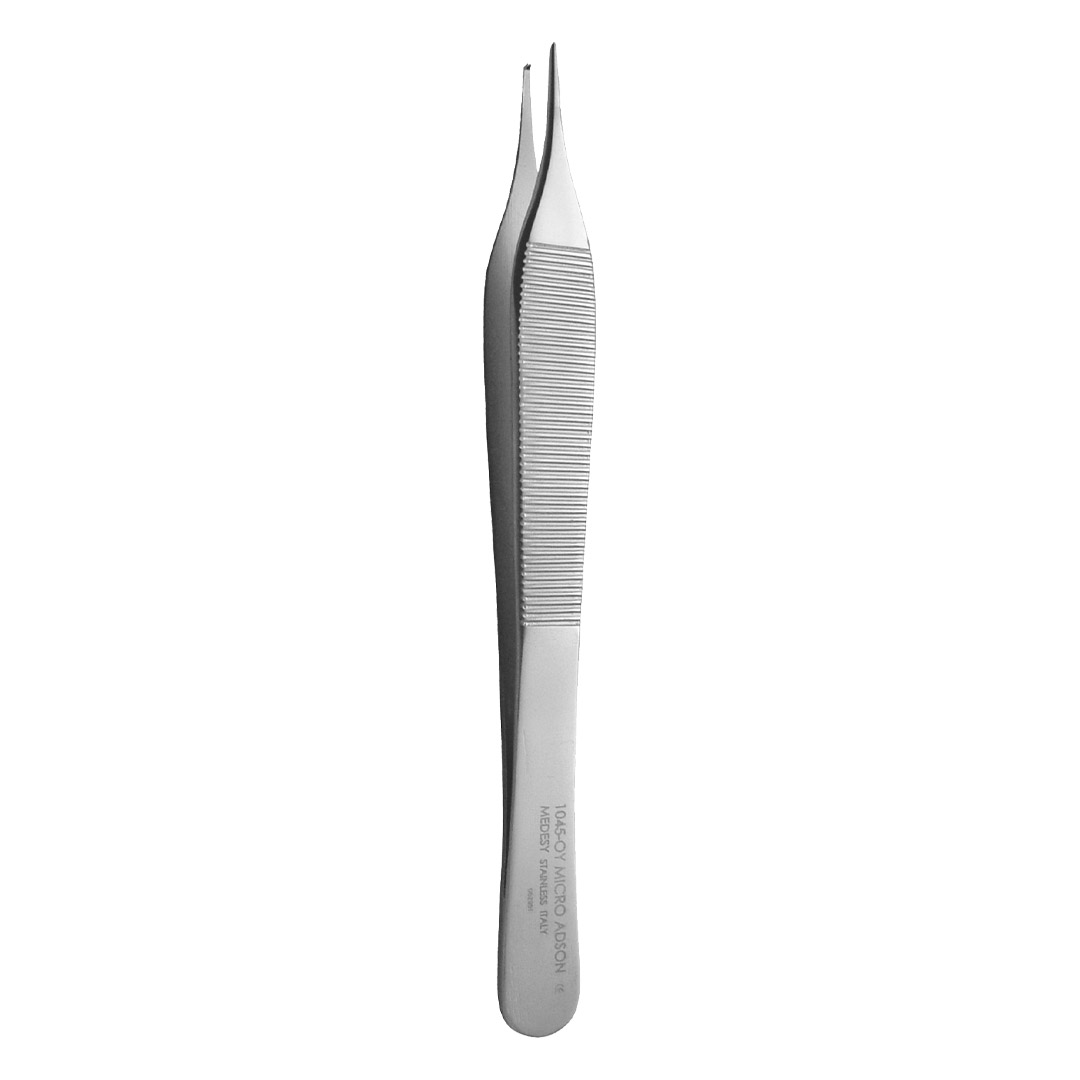 Medesy Tweezers Adson 1 x 2 Teeth 0.9mm Dia. 150mm Medesy Tweezers Adson 1 x 2 Teeth 0.9mm Dia. 150mm