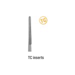 Medesy Tweezers Micro Tungsten Carbide 180mm with Knurled Handles
