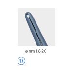 Medesy Tweezers Implant for Pins & Abutments Straight Titanium 155mm