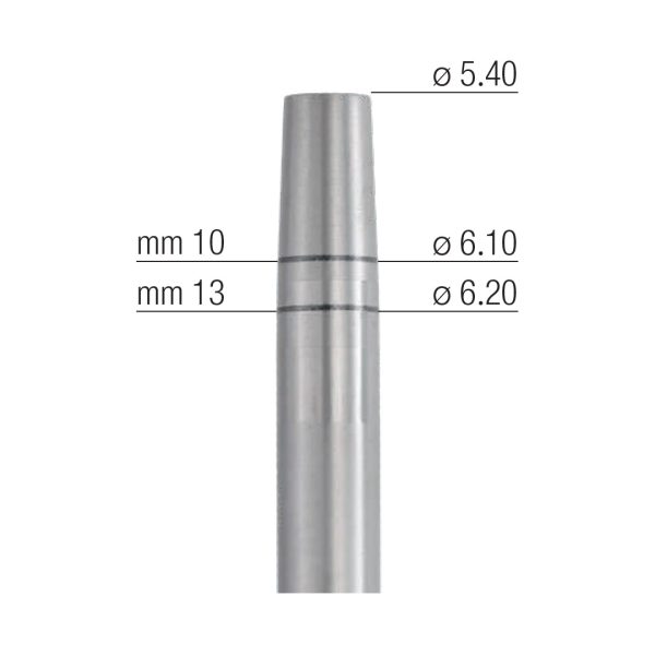 Medesy Osteotome Straight Concave No. 6 5.50mm/6.30mm Dia. 155mm