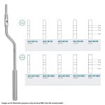 Medesy Osteotome Bayonet Concave No. 1BCC 2.7mm Dia. 165mm with Double Lock