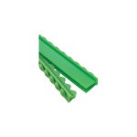 Medesy Gammafix Silicone Insert Green with Ridges 135mm x 10mm x 15mm (LxWxH)