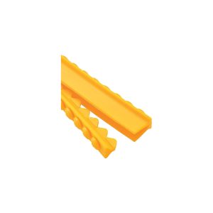 Medesy Gammafix Silicone Insert Yellow with Ridges 135mm x 10mm x 15mm (LxWxH)