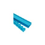 Medesy Gammafix Silicone Insert Light Blue with Ridges 135mm x 10mm x 15mm (LxWxH)