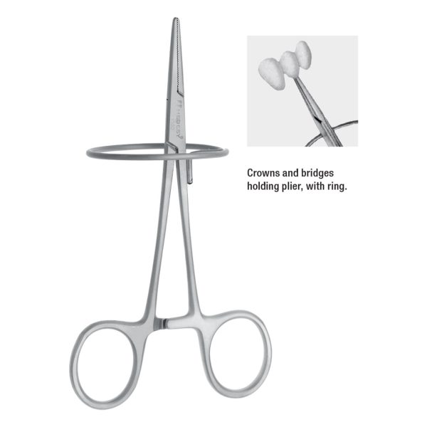 Medesy Crown & Bridge Holding Plier with Ring 125mm