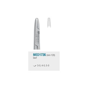 Medesy Needle Holders Derf Straight 120mm