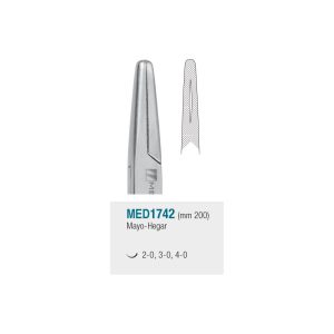 Medesy Needle Holders Mayo-Hegar Straight 200mm