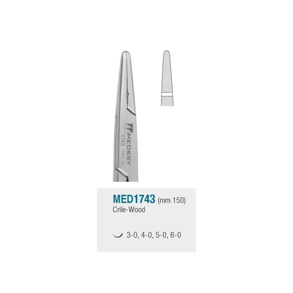 Medesy Needle Holders Crile-Wood Straight 150mm