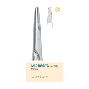 Medesy Needle Holders Mathieu Straight Tungsten Carbide 170mm